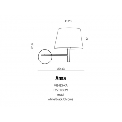 ANNA KINKIET MB463-XA AZZARDO