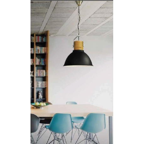 DUNCAN LAMPA WISZĄCA H5144-40 CZARNA AZZARDO