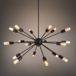 ORBIT LAMPA WISZĄCA 40446-18 CZARNA AZZARDO