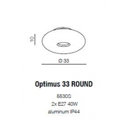 OPTIMUS 33 ROUND PLAFON 5530S AZZARDO