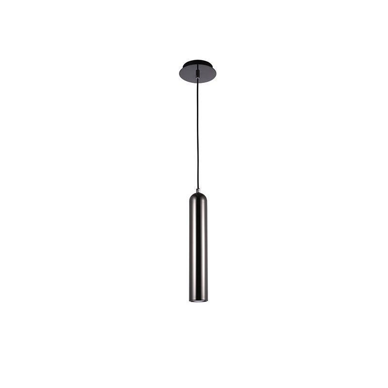 TUBO 1 LAMPA WISZĄCA FH31141-BJ-350-1BKCH CZARNY CHROM AZZARDO