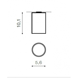 MINI ROUND LAMPA NATYNKOWA GM4115 CHROM AZZARDO