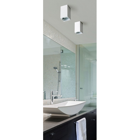 MINI SQUARE LAMPA NATYNKOWA GM4209 CZARNA AZZARDO