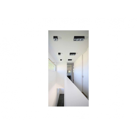 PAULO 3 230V LAMPA NATYNKOWA GM4301-230 CZARNA/ALUMINIUM AZZARDO