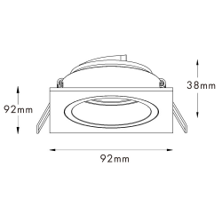 SPOT CHUCK DL SQUARE 92706 (black/gold) ZUMA LINE