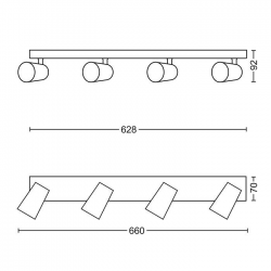 PAISLEY 50574/31/PN REFLEKTOR LAMPA PHILIPS