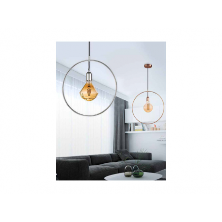 KRUG CHROME DEL-2522-1CH LAMPA WISZĄCA AZZARDO