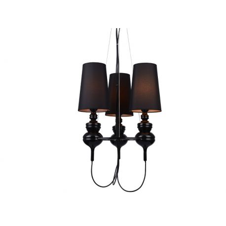 BAROCO 3 PENDANT AD-7121S-3BK LAMPA WISZĄCA ŻYRANDOL AZZARDO