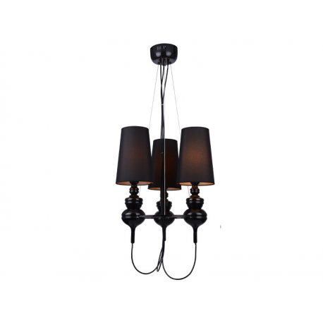 BAROCO 3 PENDANT AD-7121S-3BK LAMPA WISZĄCA ŻYRANDOL AZZARDO