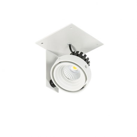 PATRIZIO SINGLE 4000K - OPRAWA SUFITOWA GL7118-1/1X12W 4000K WH+BL ITALUX