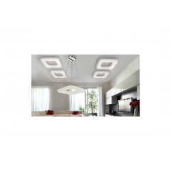 DONUT SQUARE TOP 60 CCT REMOTE AZ2665 PLAFON AZZARDO LED