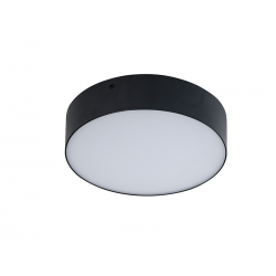 MONZA R 22 BK 4000K PLAFON CZARNY NATYNKOWY AZZARDO LED