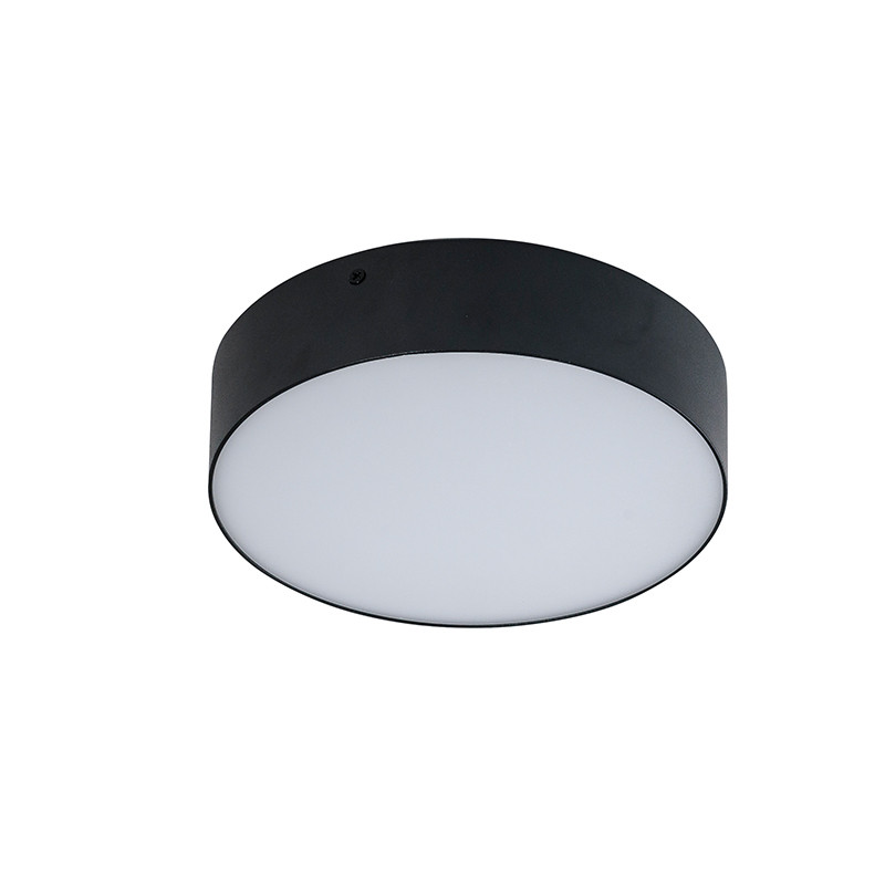 MONZA R 22 BK 4000K PLAFON CZARNY NATYNKOWY AZZARDO LED