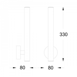 LOYA KINKIET LED WALL W0461-02B-F4F4 ZUMA LINE