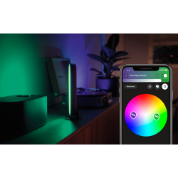 PLAY LAMPA BIURKOWA ZESTAW 2 SZTUK RGB BIAŁA + ZASILACZ 78202/31/P7 PHILIPS HUE