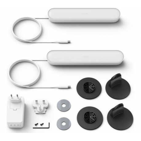 PLAY LAMPA BIURKOWA ZESTAW 2 SZTUK RGB BIAŁA + ZASILACZ 78202/31/P7 PHILIPS HUE