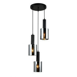 SARDO  PND-5581-3A-BK+SG  LAMPA WISZĄCA ITALUX