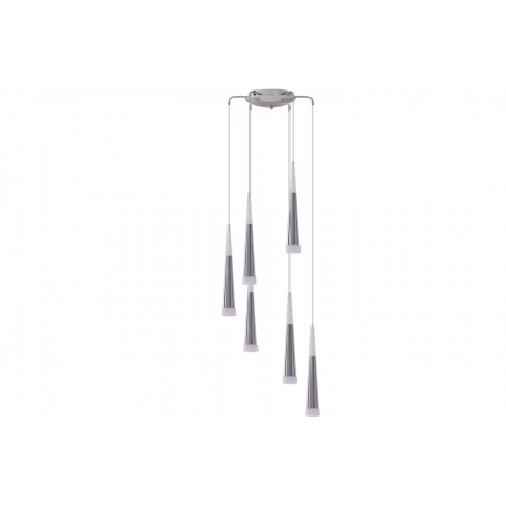 BRINA 6 LED AZ0934 CHROM LAMPA WISZĄCA AZZARDO