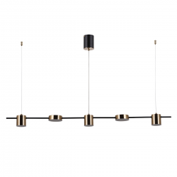 REMDAL PND-16374-5-BK-3K LAMPA WISZĄCA LED ITALUX 3000K