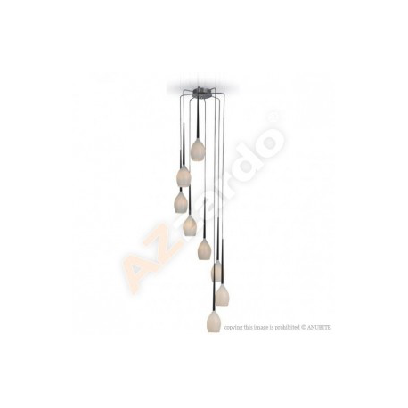 IZZA 8 PLAFON NOWOCZESNY AZZARDO MD1288A-8W