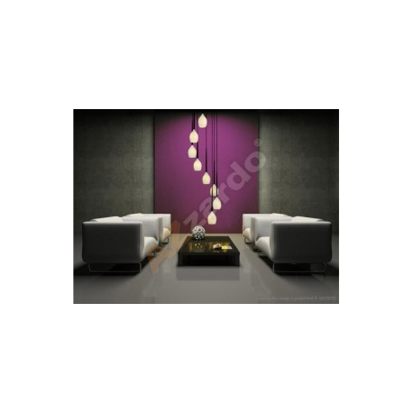 IZZA 8 PLAFON NOWOCZESNY AZZARDO MD1288A-8W