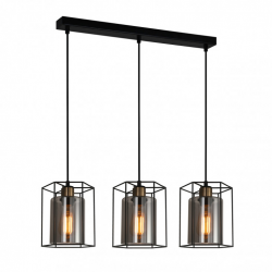 KALULA PND-78901-3-BK+SG LAMPA WISZĄCA ITALUX