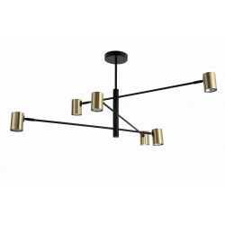 LP-731/6P GD SNOW 6 WISZĄCY ZŁOTY LIGHT PRESTIGE