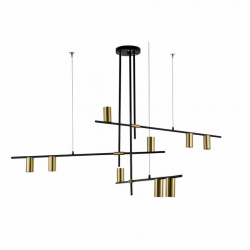 LP-074/9PL BK/GD ARIZONA 9 LINIA LAMPA WISZĄCA...