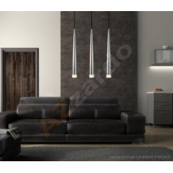 STYLO 3 CHROME LAMPA WISZĄCA AZZARDO MD1220B-3