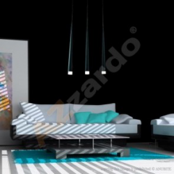 STYLO 3 BLACK LAMPA WISZĄCA AZZARDO MD1220B-3 (BLACK)