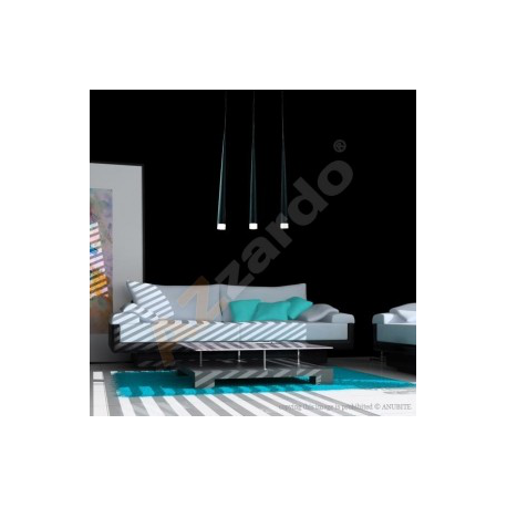 STYLO 3 BLACK LAMPA WISZĄCA AZZARDO MD1220B-3 (BLACK)