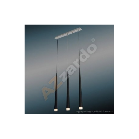 STYLO 3 BLACK LAMPA WISZĄCA AZZARDO MD1220B-3 (BLACK)