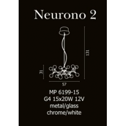 NEURONO 15 LAMPA WISZĄCA AZZARDO MP6199-15