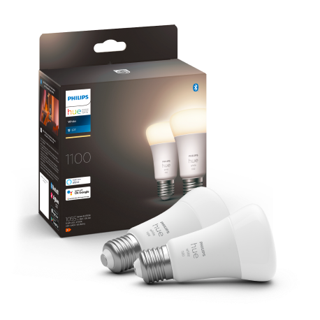 Philips Hue White 2x Żarówka E27 1100 lm